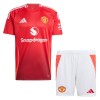 Børn - Manchester United Fodboldtrøje Hjemmebane 2024-25
